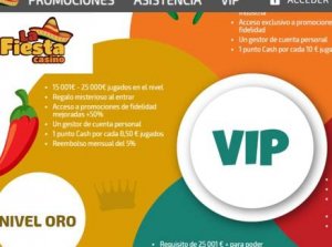 VIP Bonos La Fiesta Casino Promociones