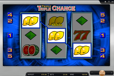 slot triple triple chance