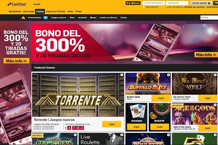 betfair casino analisis