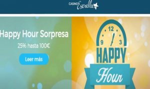Happy Hour Casino Estella Promoción por depósito 25%