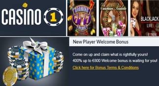 Bono de bienvenida por 800 euros Casino 1