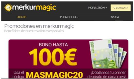 Bono de hasta 100 euros del casino Merkurmagic
