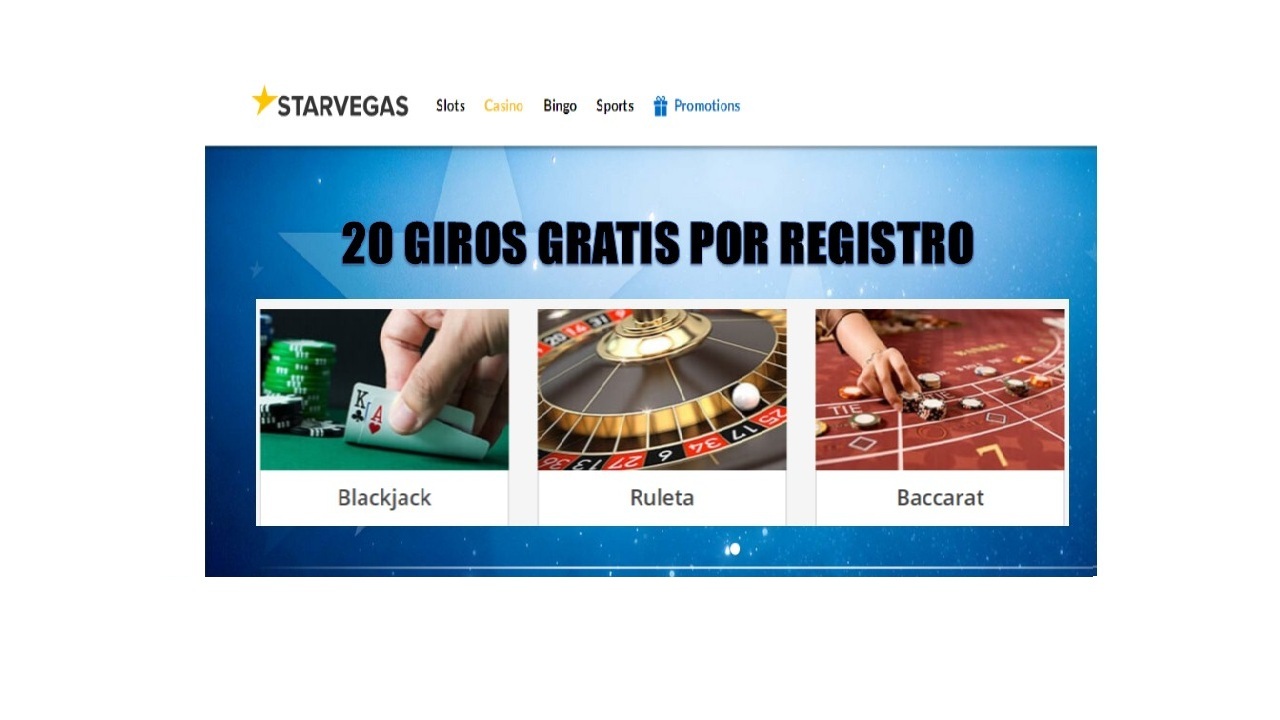Casino Starvegas tiene hasta 20 giros gratis por registro