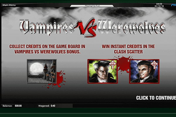 tragamonedas Vampires vs Werewolves