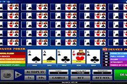 25x Deuces Poker tragamonedas